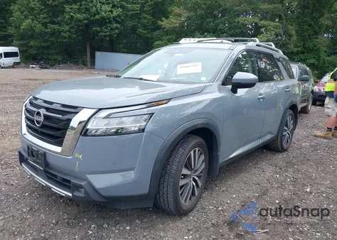 2022 Nissan Pathfinder Platinum 4Wd из США, поврежденный, VIN 5N1DR3DJ2NC255150